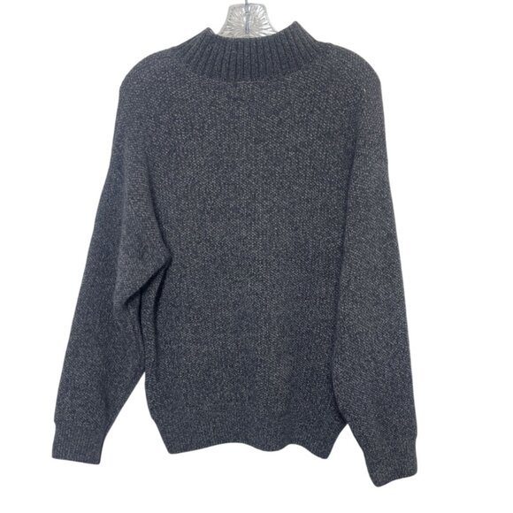 Apt 9 Knit Sweater Womens Medium Gray Warm Soft Mock Neck - Picture 2 of 7